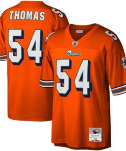 Zach Thomas Miami Dolphins Mitchell amp Ness Legacy Replica Jersey  Orange
