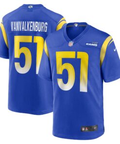Zach VanValkenburg Los Angeles Rams  Team Game Jersey  Royal