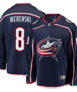 Zach Werenski Columbus Blue Jackets Fanatics Breakaway Jersey  Navy