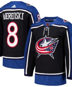 Zach Werenski Columbus Blue Jackets Reverse Retro 2.0 Authentic Player Jersey  Black