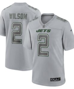 Zach Wilson New York Jets  Atmosphere Fashion Game Jersey  Gray