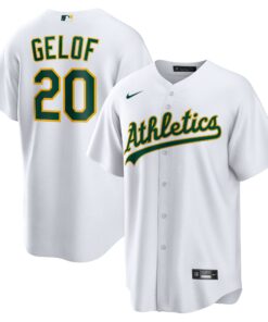 Zack Gelof Oakland AthleticsHome Replica Jersey  White