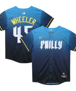 Zack Wheeler Philadelphia PhilliesPreschool 2024 City Connect Limited Player Jersey  Blue
