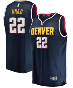 Zeke Nnaji Denver Nuggets Fanatics 202122 Fast Break Replica Jersey - Icon Edition - Navy
