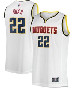 Zeke Nnaji Denver Nuggets Fanatics Youth Fast Break Player Jersey - Association Edition - White