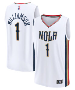 Zion Williamson New Orleans Pelicans Fanatics Fast Break Replica Jersey - City Edition - White