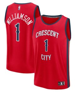 Zion Williamson New Orleans Pelicans Fanatics Fast Break Replica Jersey - Statement Edition - Red