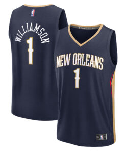 Zion Williamson New Orleans Pelicans Fanatics Fast Break Replica Player Jersey - Icon Edition - Navy