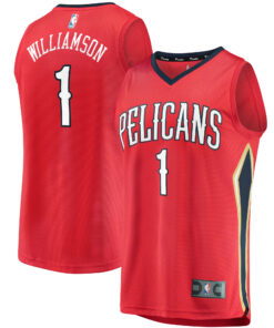 Zion Williamson New Orleans Pelicans Fanatics Replica Fast Break Jersey Red - Statement Edition