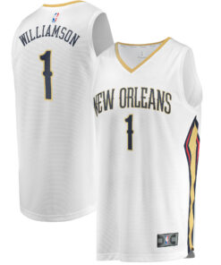 Zion Williamson New Orleans Pelicans Fanatics Replica Fast Break Jersey White - Association Edition