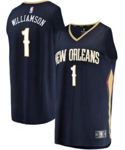 Zion Williamson New Orleans Pelicans Fanatics Youth Fast Break Replica Player Jersey - Icon Edition - Navy