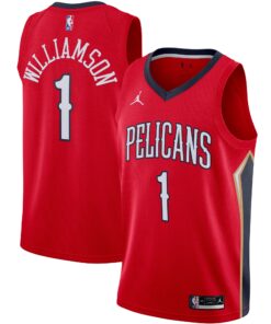 Zion Williamson New Orleans Pelicans Jordan Brand 202021 Swingman Jersey - Statement Edition - Red