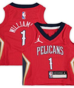 Zion Williamson New Orleans Pelicans Jordan Brand Infant 202021 Jersey - Statement Edition - Red