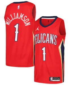 Zion Williamson New Orleans Pelicans Jordan Brand Swingman Player Jersey - Statement Edition - Red