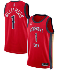Zion Williamson New Orleans Pelicans Jordan Brand Unisex Swingman Jersey - Statement Edition - Red