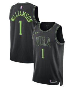 Zion Williamson New Orleans Pelicans Unisex 202324 Swingman Jersey - Black - City Edition