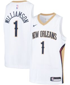 Zion Williamson New Orleans Pelicans Youth Swingman Player Jersey - Association Edition - White