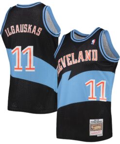 Zydrunas Ilgauskas Cleveland Cavaliers Mitchell &amp Ness Hardwood Classics Swingman Jersey - Black